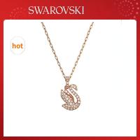 ราคา 2023 สวารอฟสกี้ สร้อยคอ หงส์ซิกเนเจอร์ สร้อยคอโซ่ทองคำขาว 2023 Swarovski Necklace Swan ICONIC SWAN Necklace Womens Rose Gold Lock Bone Chain (20597875107)