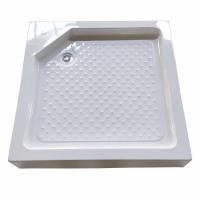 ราคา Aomshop ถาดรองอาบน้ำสีเหลี่ยมพร้อมสะดือท่อน้ำทิ้ง รุ่น ABS 02 ขนาด 90x90x15 ซม (17916750786)