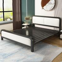 ราคา เตียงเหล็กเตียงคู่สไตล์ยุโรปเรียบง่ายเตียงเหล็กทันสมัยคนเดียวให้เช่าบ้าน Rangka Besi เตียง1 8กระเป๋านุ่ม (20664331846)