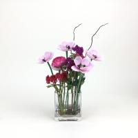 ราคา แจกันดอกไม้ประดิษฐ์ ดอกไม้ปลอมพร้อมแจกัน แจกันดอกไม้ตกแต่งบ้าน (17977676163)