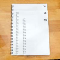 ราคา สมุดโน้ต สมุดจดเลคเชอร์ ขนาด A5 B5 A4 แบบเส้น กริด จุด (12540595148)