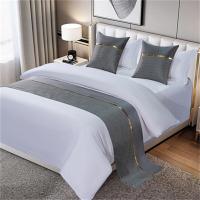 ราคา เตียงวิ่งราชินีคู่แฝดเตียงยาวพิเศษสำหรับโรงแรมการตกแต่งผ้าปูโต๊ะสิ่งทอนักวิ่งผ้าปูเตียงผ้าสำหรับเตียงขนาดควีนไซส์ที่มีนักวิ่งหมอนวางบนเตียงจับคู่รูปแบบการถักโครเชต์เตียงขนาดเต็มและหมอนอิง (19508984579