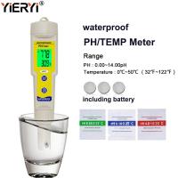ราคา Yieryi มิเตอร์วัดค่า PHเครื่องวัดอุณหภูมิเครื่องทดสอบคุณภาพน้ำสำหรับสระว่ายน้ำน้ำดื่มตู้ปลา (2537740473)