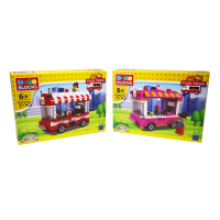 ราคา DENO BLOCK FOOD TRUCK ตัวต่อรถขายอาหาร มีให้เลือก 2 แบบ (13831102720)