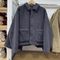 ราคา Uniqlo Youjia 2022สไตล์ฤดูใบไม้ร่วงและฤดูหนาวผ้าฟลีซกันลมเสื้อเชิ้ตมีปกเสื้อแจ็คเก็ตกันหนาว449758 (17502313012)