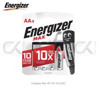 ราคา ถ่านอัลคาไลน์ Energizer Max ขนาด AA 1 5V P4 Alkaline Batteries LR6 แพ็ค 4 ก้อน แท้ศูนย์ (7681142199)
