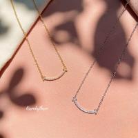 ราคา Kissmebythesun Chole Necklace สร้อยคอชุบทองคำขาว 14k (19615875509)