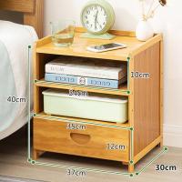 ราคา โต๊ะข้างหัวนอน ตู้ข้างเตียงไม้ โต๊ะข้างเตียง มีลิ้นชัก ตู้หัวเตียงนอน bedside table ลิ้นชัก กันฝุ่น และวางสิ่งของได้ Thaisomall (17611580700)