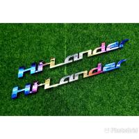 ราคา โลโก้ Hi Lander สีไทเท ติดข้างประตู L R (7053146553)
