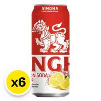 ราคา สิงห์ เรดเลมอนโซดา 330 มล x 6 (21036037876)