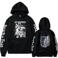 ราคา Levi Ackerman เสื้อเสื้อสวมศีรษะขายดีพิมพ์ลายกราฟิกเสื้อผ้าแนวสตรีทฮิปฮอปเสื้อฮู้ดอนิเมะโจมตี2023 (19833222147)