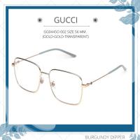 ราคา กรอบแว่นตา GUCCI รุ่น GG0445O 002 SIZE 56 MM GOLD GOLD TRANSPARENT (18294166517)
