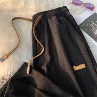 ราคา กางเกงขาตรงผ้าไอซ์ซิลค์บางลำลองสำหรับฤดูร้อนกางเกงโอเวอร์ไซส์ทรงหลวมอเนกประสงค์เสื้อผ้าแนวสตรีทแวร์สำหรับกางเกงขาม้าเกาหลีผู้ชาย (21170355648)