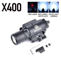 ราคา tactical surefir X400 flashlight red green dot sight weapon Scout light hunting illumination lamp (20596974257)