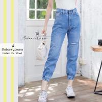 ราคา พร้อมส่ง BabarryJeans ยีนส์ทรงบอยเฟรน วินเทจ เอวสูง ขาดเข่า ปลายขาจั๊ม ผ้ายีนส์ไม่ยืด สียีนส์อ่อนฟอก (13400440262)