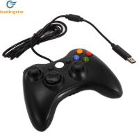 ราคา LeadingStar Fast Delivery Usb Gamepad Wire Control Controller Compatible For Xbox 360 Xbox 360 Slim Windows 7 8 10 Microsoft PC Game Controller (20129775510)