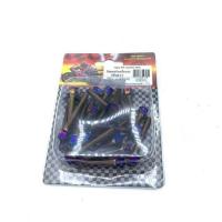 ราคา น๊อตเเคร้งเครื่องเลส หัวเจาะ ดาว MSX125 MSX SF WAVE125I NEW ปลาวาฬ ชุบสีน้ำเงิน (1084858303)