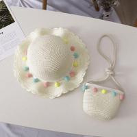 ราคา หมวกสานเด็ก หมวกกันแดดเด็ก กระเป๋าสานเด็ก สินค้าส่งจากไทย (19358181417)