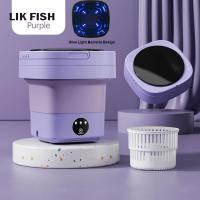 ราคา LIK เครื่องซักรีดไฟฟ้าพับได้6 5L เครื่องซักผ้าเสียงรบกวนต่ำสำหรับห้องน้ำ (20131742259)