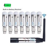 ราคา DMX512 Wireless Transmitter Receivers Rechargeable Battery 2 4G ISM Controller 400M Stage DMX Lighting Effect For DJ Club Party (14266192790)
