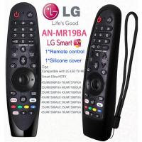 ราคา ใหม่ AN MR19BA แทนที่การเปลี่ยนระยะไกลสำหรับ LG Smart 2019รุ่น พร้อมฝาครอบสีดำ ไม่มีเสียงไม่มีปุ่มตัวชี้เคอร์เซอร์49UM6900PUA 55UM6900PUA 60UM7100DUA 70UM7170DUA 43UM7100PUA 60UM7200PUA 43UM7300AUE 43