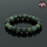 ราคา อาเป่า หินหยกพม่าแท้ 100 โทนเข้ม Jade ขนาด 10 มิล คัดหิน เจ้าแห่งหินมีค่า กำไลหินสี กำไลหินนำโชค หินหยก หยกเขียว หินสีเขียว หินมงคล (1038468022)