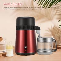 ราคา เครื่องกลั่นน้ำ4L แปรง304เหล็กไร้สนิมใช้งานในบ้านเคาน์เตอร์เครื่องกลั่นน้ำแกลลอนเครื่องกลั่นน้ำไม่มีใบรับรอง UL เครื่องกลั่นน้ำเพิ่มเติมสวิตช์อัจฉริยะ Purification กรองกลั่นเครื่องกรองน้ำ Distiller To