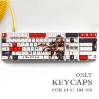 ราคา Genshin Impact NAHIDA NILOU Pbt Material Keycaps Set for ANSI 61 87 104 108 keys Mechanical Keyboard Oem Profile Only KeyCaps (18135262272)