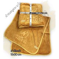 ราคา ชุดผ้าขนหนูพระ พร้อมผ้าเช็ดหน้า เกรดพรีเมี่ยม ผ้านาโน ผ้าขนหนูHilton ผ้าขนหนูพระ ผ้าเช็ดหน้าพระ (17550161005)