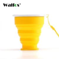 ราคา WALFOS แก้วน้ำซิลิโคนแบบพับได้แบบพกพา (5486858769)