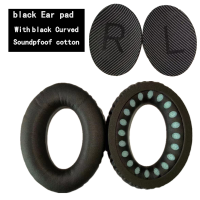 ราคา 1 คู่ ฟองน้ําครอบหูฟัง แบบเปลี่ยน สําหรับ จุกหูฟัง ที่ครอบหูลดเสียง Replacement Earpads Ear Pad Cushion Cover Fit For Bose QuietComfort QC35 QC35 II QC25 หนัง นุ่ม (16243156423)