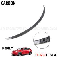 ราคา สปอยเลอร์ ตูดเป็ด Tesla Model 3 Model Y หลังกาว3M Ducktail Spoiler กดเลือก สี คาร์บอน คาร์บอนด้าน ดำ (20472008068)