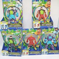 ราคา Bandai Anime Figurine Kawaii Ben10 Tennyson Omnitrix Transfiguration Four Arms Heatblast XLR8 Diamondhead Toys Action Figure (11643729644)