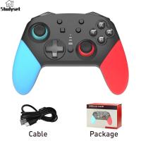 ราคา Studyset IN stock Wireless Bluetooth compatible Controller Gamepad With Vibration 6 axis Somatosensory Switch Pro Game Handle Joystick (19990427575)