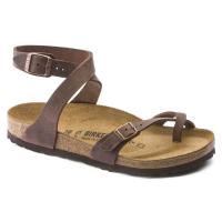 ราคา รองเท้าแตะแฟชั่น Birkenstocks Women Yara Oiled Leather Sandals for Men (18035380178)