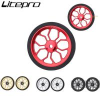 ราคา Litepro จักรยานพับขยายง่ายล้อจักรยานดัดแปลงอลูมิเนียมล้อแบริ่งสำหรับ Brompton (11932104019)