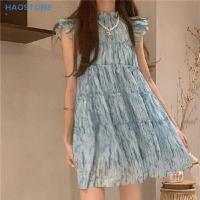 ราคา ﺴ HSNE ใหม่ มินิเดรส ชุดมินิเดรส รัดรูป ทรงเอ ยาวเหนือเข่า สีฟ้า แฟชั่นฤดูร้อน สําหรับสตรี Y2k เดรส (19842023383)