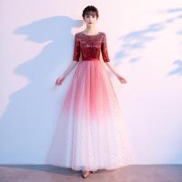 ราคา ชุดนักร้องประสานเสียงชุดการแสดงกระโปรงยาวสำหรับผู้หญิงชุดการแสดงบนเวทีสำหรับผู้ใหญ่แบบใหม่ชุดราตรีสำหรับการแข่งขันท่องกลุ่มนักร้องประสานเสียง (20815991028)