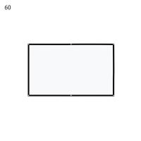 ราคา Xiaozhubangchu หน้าจอแบบอ่อนโพลีเอสเตอร์แบบพกพาพับได้เรียบง่าย120โปรเจคเตอร์ขนาด150นิ้ว100กลางแจ้งความคมชัดสูงภาพยนตร์จอโปรเจคเตอร์ (20659282347)