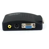 ราคา Box AV TO VGA Converter AVเหลือง Svideo to VGA สีดำ (14630454)