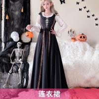 ราคา ชุดฮาโลวีนสำหรับผู้ใหญ่ชุดเดรสแม่มดสไตล์พระราชวังย้อนยุคกระโปรงยาวคอสเพลย์ศิลปะยุคกลางยุโรป (19362876686)