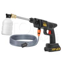 ราคา New DELTON เครื่องฉีดน้ำแรงดันสูงไร้สาย 199V แบตเตอรี่ Lithium ion อย่างดี 1ก้อน 2ก้อน ปืนฉีดน้ำไร้สาย เครื่องล้างรถ ปืนฉีดน้ำแรงดันสูง เครื่องฉีดน้ำแรงดันสูง เครื่องฉีดน้ำไร้สาย Cordless Pressure Was