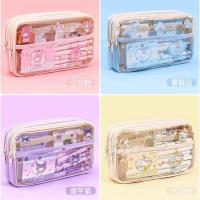 ราคา SUKAL กล่องดินสอเด็กผู้หญิง กล่องดินสอความจุขนาดใหญ่ กระเป๋าดินสอการ์ตูน กระเป๋าดินสอใสสำหรับเด็ก กล่องดินสอกันน้ำมัลติฟังก์ชั่น (20688894856)