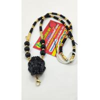 ราคา สร้อยกะลาหัวช้างทรงเครื่องแกะลาย มะยมไม้งิ้วดำแต่งทองเรเซอร์ทั้งเส้นไม่ลอกไม่ดำห้อยพระได้3องค์พร้อมก้ามปูเปลี่ยนพระง่าย (18590271385)