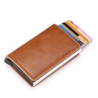 ราคา Mens Rfid Anti theft Safe Smart Thin Slim Smart Wallet Credit Card Holder Women Luxury Brand Design Business Cardholder Purse (20130303989)