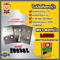 ราคา ใบมีดตัดหญ้า ตราดอกบัว รุ่น 4013 แถมน็อต ใบมีด ใบตัดหญ้า ใบมีดเครื่องตัดหญ้า ใบมีดตับข้าว ใบเกี่ยวข้าว ใบมีดตราดอกบัว ใบมีดสามเหลี่ยม (16003659271)
