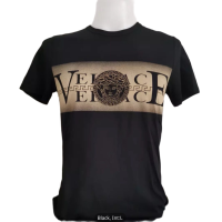 ราคา Versace เสื้อยืดแขนสั้นผู้ชายยุโรปและอเมริกาถนนแฟชั่น (3589316189)