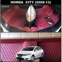ราคา พรมปูพื้นรถยนต์ 6D HONDA CITY 2008 13 พรม6D QX สวยงาม เข้ารูป ตรงรุ่นรถ 3ชิ้น (6756370873)