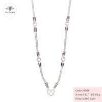 ราคา ฮักเงินน่านพร้อมจัดส่ง สร้อยคอเงินแท้ 92 5 สร้อยคอห้อยพระเงินแท้ 925 สร้อยคอห้อยพระผู้ชายขัดขาวลงยาเงินแท้ เงินน่าน (20816306682)