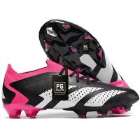 ราคา Falcon PREDATOR ACCURACY 1 football shoes FG spike high top waterproof fully knitted TF broken spike boots (20530837683)